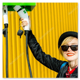 Auto elettrica a noleggio