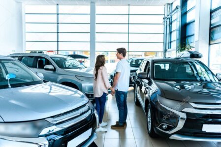 Showroom Ridolfirent con auto esposte