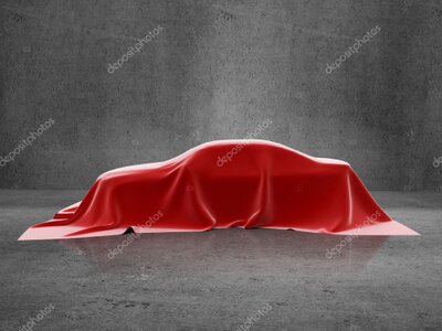 Auto premium in città di notte